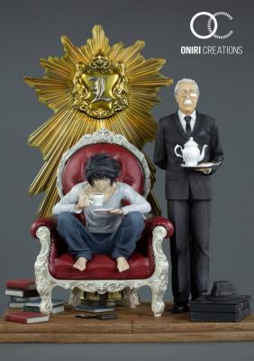 L & Watari Diorama, Death Note | Oniri Créations