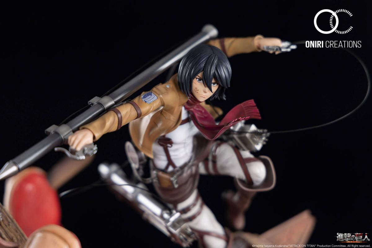 Kyodai et Aniki - Mikasa Vs Armored Titan 1/6 Statue L'Attaque des Titans  SNK