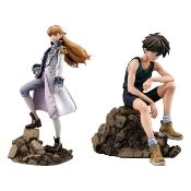 Mobile Suit Gundam Wing Alpha x Omega statuette PVC 1/8 Heero Yuy & Relena Peacecraft Set 30th Anniversary Repaint Ver. 14 cm | MEGAHOUSE