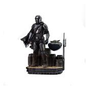 Star Wars The Mandalorian statuette 1/10 Art Scale Din Djarin and Din Grogu 21 cm | IRON STUDIOS