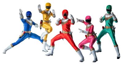 Power Rangers Zeo - Pack 5 Figurines FigZero 1/6 Zeo Rangers 30 cm | Threezero
