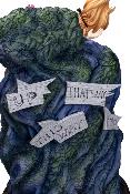 Disney Alice au Pays des Merveilles & Chat du Cheshire Master Craft 40cm Statue Beast Kingdom Cadre Doré