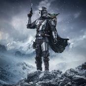 Star Wars statuette The Mandalorian and Grogu Art Scale 1/10 25 cm | Iron Studios