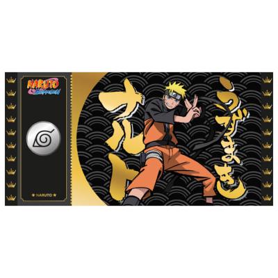 Naruto Black Golden Ticket Naruto Shippuden | Cartoon Kingdom