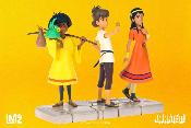 Les Mystérieuses Cités d'Or Coffret de 3 figurines Esteban, Zia, Tao & Pichu | LMZ Collectibles