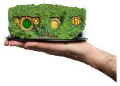Le Seigneur des Anneaux environnement Hobbit Hole Bag End Illuminated Edition 7 cm | WETA WORKSHOP