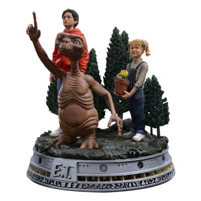 ET, l'extra-terrestre statuette 1/10 Deluxe Art Scale ET, Elliot et Gertie 19 cm | IRON STUDIOS 