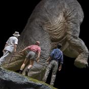 Jurassic Park statuette 1/10 Demi Art Scale Welcome to the Jurassic Park Special Edition 80 cm | IRON STUDIOS