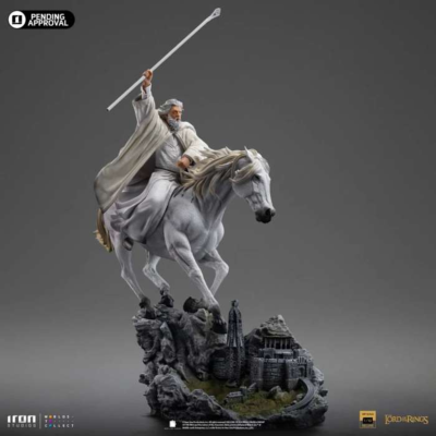Lord of the ring gandalf the white on shadowfax ccxp exclusive 1/10 statue | Iron Studios
