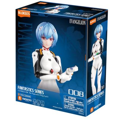 Evangelion maquette Blokees Fantastics Series FF01 Ayanami Rei Plug Suit 16 cm
