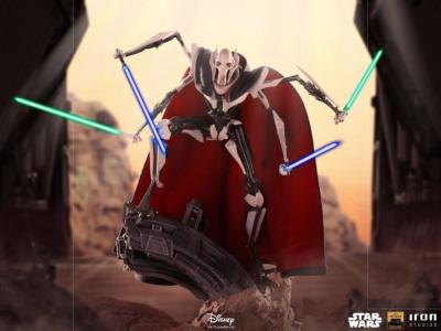 General Grievous 1/10 33 cm Star Wars statuette  Deluxe BDS Art Scale | Iron Studios 