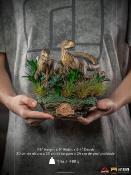 Jurassic Park Statuette 1/10 Deluxe Art Scale Just The Two Raptors 20 cm | IRON STUDIOS