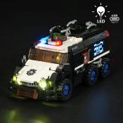 Lumibricks Cyberpunk Neoncity Police Urban Convoy Set Construction LED 485 pcs 18cm
