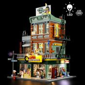 Lumibricks Street Fusion Record Store Set Construction LED 1980 pcs 36cm