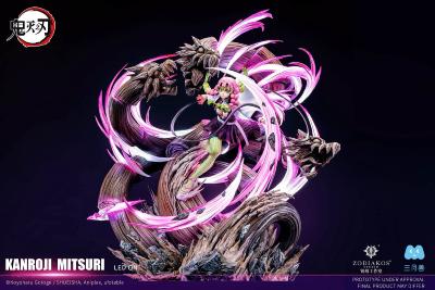 Kanroji Mitsuri 1/6 Statue LED 55cm Kimetsu no Yaiba Demon Slayer Pilier de l'Amour Résine Licence Officielle Zodiakos Studio