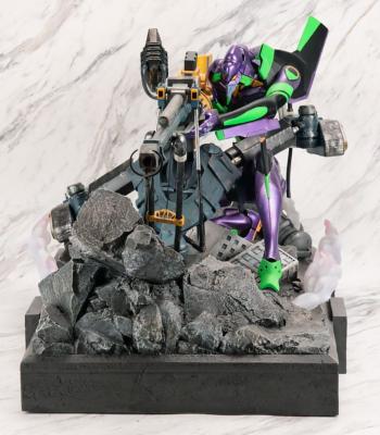 Rebuild of Evangelion Operation statuette Yashima Evangelion Unit-01 Premium Metallic Color Ver. 68 cm | INFINITY STUDIO