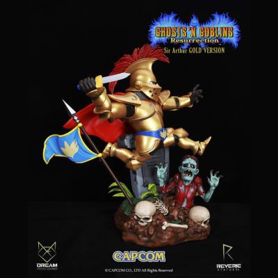Sir Arthur - ARMOR GOLD VERSION 1/6 Ghost And Goblins Resurrection - Statue Ghost'N'Goblins Capcom | Dream Figures