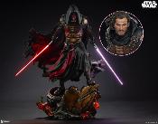 Star Wars Darth Revan Premium Format Mixed Media 1/4 Statue 58cm Sith KOTOR Sideshow Sabres Laser Rouge Violet Mandalorian Cruiser
