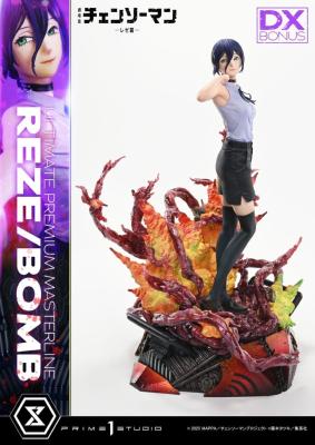 Chainsaw Man The Movie Reze Arc - Statuette 1/4 Ultimate Premium Masterline REZE/BOMB DX Bonus Version 56 cm | PRIME 1 STUDIO