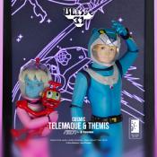 Ulysse 31 figurine Telemaque & Themis Cosmic NEON 25 cm LED Tsume Art