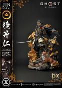 Ghost of Tsushima Jin Sakai The Ghost Ghost Armor Deluxe Bonus Version Statue 1/4 58cm Prime 1 Studio Edition Limitée 800ex