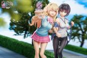 OshiRabu: Waifus Over Husbandos pack 2 statuettes 1/7 Ren Furutachi & Akuru Hayahoshi 23 cm | APEX