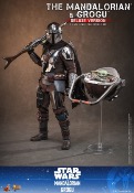 Star Wars: The Mandalorian & Grogu Movie Masterpiece figurine 1/6 The Mandalorian and Grogu (Deluxe Version) 31 cm I Hot Toys 