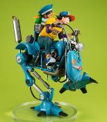 Dragonball Z Desktop Real McCoy EX diorama PVC Son Goku & Son Gohan & Robot with two legs 20 cm | MEGAHOUSE