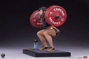 Street Fighter statuette Premier Series 1/4 Chun-Li Powerlifting (Battle Edition) 37 cm | PCS Collectibles