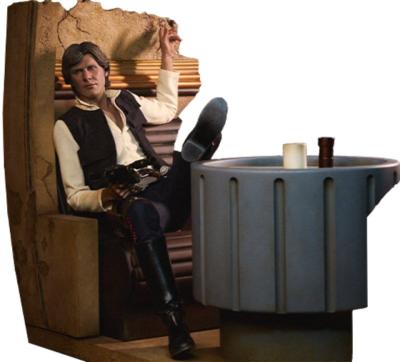 Han Solo “Sorry About the Mess” 32 cm – Premium Format Mixed Media | Star Wars Episode IV – Sideshow