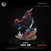 Tsume Art Igris Ikigai 1/6 Statue 56cm Solo Leveling Commandant Chevalier Armée des Ombres Polyresine
