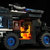 Lumibricks Cyberpunk Neoncity Police Urban Convoy Set Construction LED 485 pcs 18cm