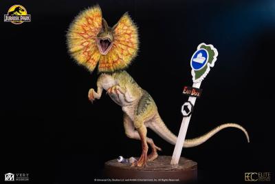 Jurassic Park - Dilophosaurus JP1 statuette 1/3 62 cm | ELITE CREATURE COLLECTIBLES