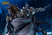 World of Warcraft Roi-Liche Arthas Menethil sur Invincible 36cm Statue Premium Blizzard Sideshow Deuillegivre Heaume Domination Warcraft WoW