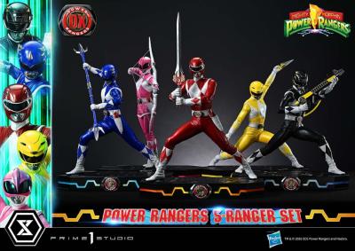 Prime 1 Studio Premium Masterline Mighty Morphin Power Rangers Set 5 Statuettes 1/4 62cm Deluxe Version