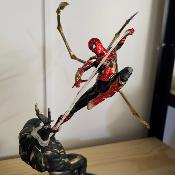 spiderman vs outriders  1/10 AVENGERS  | IRON STUDIO 