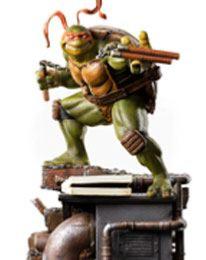 Les Tortues ninja statuette Art Scale 1/10 Michelangelo 25 cm | Iron Studios