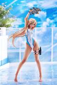 Arms Note statuette PVC 1/7 Kouhai-chan of the Swim Club Blue Line Swimsuit Ver. 29 cm | AMAKUNI 