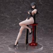 Original Character statuette PVC Hayabusa Illustration Black China Dress-chan 16 cm | UNION CREATIVE