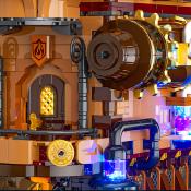 Lumibricks Steampunk World Alchemist Moving Castle Set Construction LED 2690 pcs 34cm