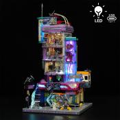 Lumibricks Cyberpunk Neoncity Cyber Couture Galleria Set Construction LED 2701 pcs 48cm