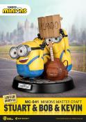 Les Minions statuette Master Stuart & Bob & Kevin 35 cm | Beast Kingdom
