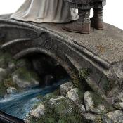 Aragorn & Arwen Statuette Résine 24cm Weta Workshop Le Seigneur des Anneaux - Roi Elessar & Reine des Elfes
