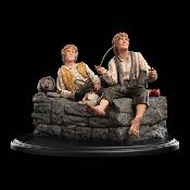 Le Seigneur des Anneaux Statue Merry et Pippin Isengard 12cm Weta Workshop