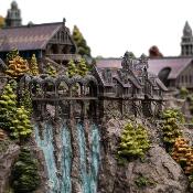 Rivendell Diorama Édition Limitée 28cm Weta Workshop Le Seigneur des Anneaux Fondcombe Bonus