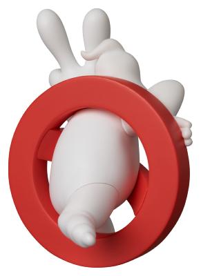 SOS Fantômes Figurine Mini UDF No Ghost 2 9cm Medicom