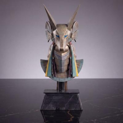Stargate Desktop Replica casque Jackal Guard d'Anubis 15 cm
