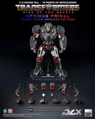 Transformers: Rise of the Beasts – Figurine DLX Optimus Primal (Beast Wars Universe Edition) 29 cm | Threezero