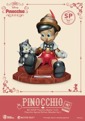 Disney statuette Master Craft Pinocchio Wooden Ver. Special Edition 27 cm |,BEAST KINGDOM