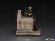 Star Wars The Mandalorian statuette 1/10  Art Scale Boba Fett on Throne 18 cm | IRON STUDIOS